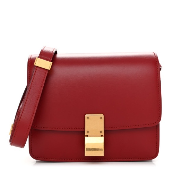 CELINE Box Calfskin Small Classic Box Flap Bag - Picture 1 of 10